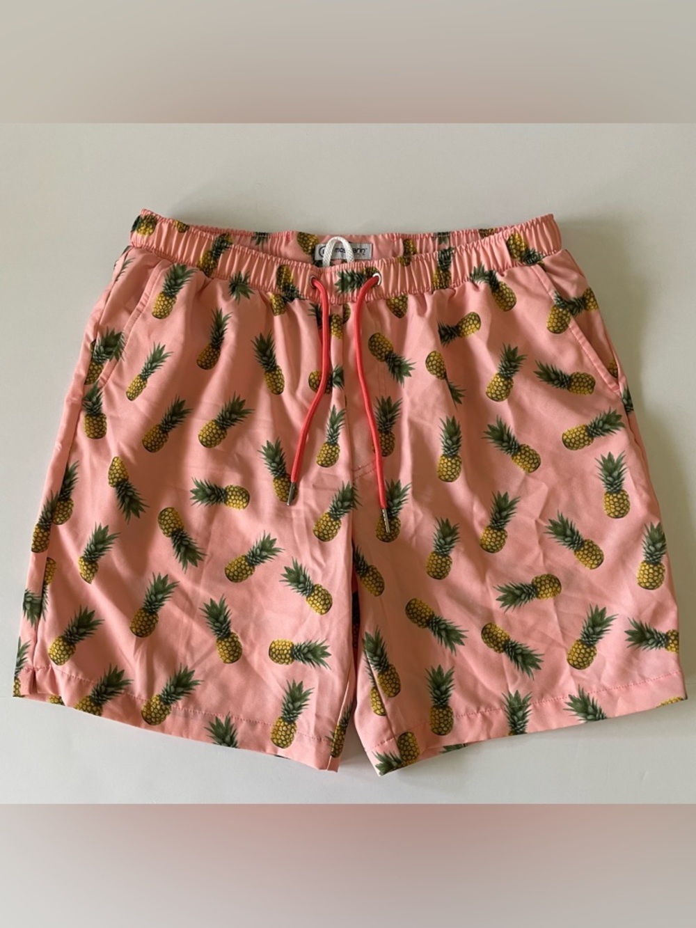 Mosmann Australia Pineapple Swim Trunks Men’s Large Shorts Mesh Lined